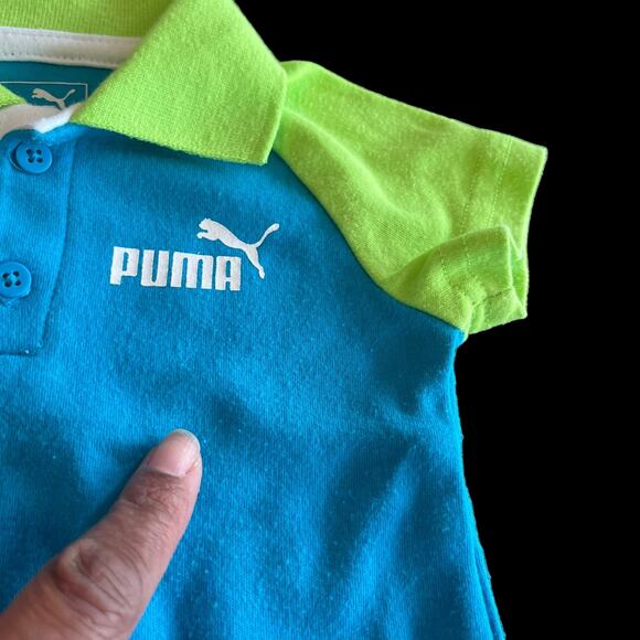 3-Piece Puma Athletic 3-6M double One-Piece and Sweat pants Bundle II-07 - Picture 3 of 14